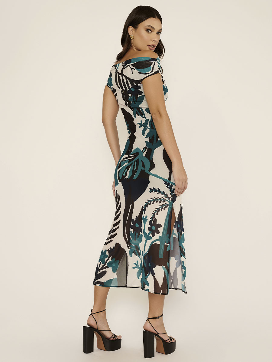 Vestido Midi em Tule Maya - Image 3
