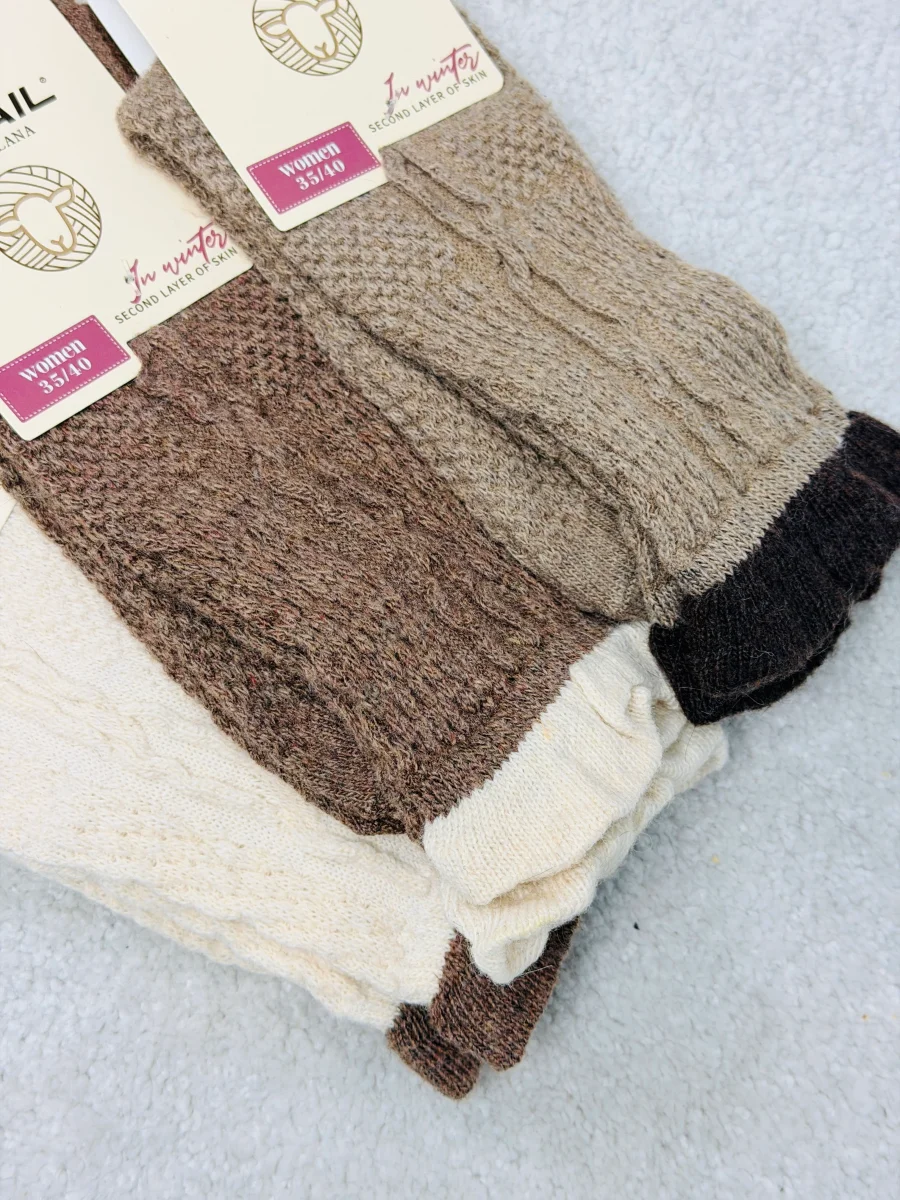 MEIA EM LÃ E CASHMERE PACK3 - Image 6