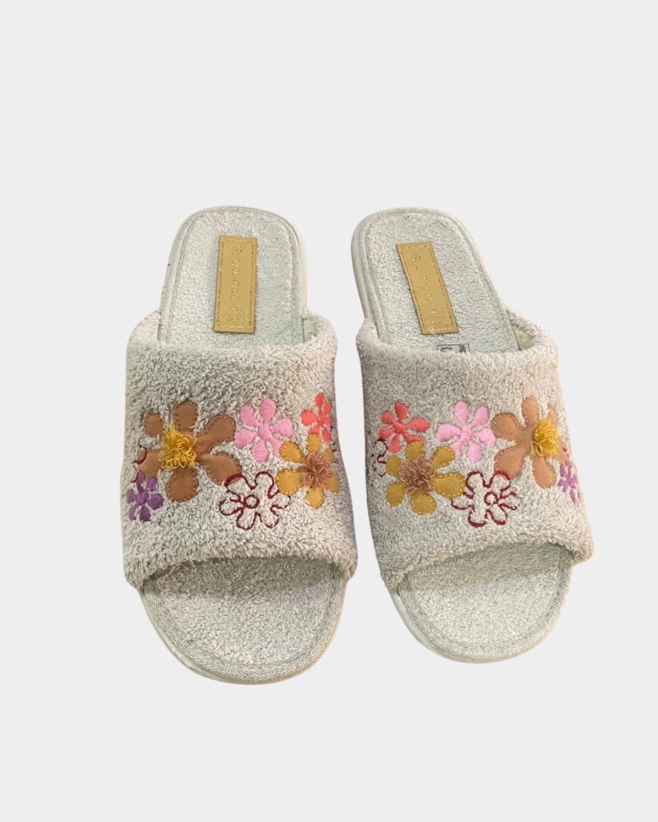 Chinelo Mulher Charca Felpo Cinza - Image 2