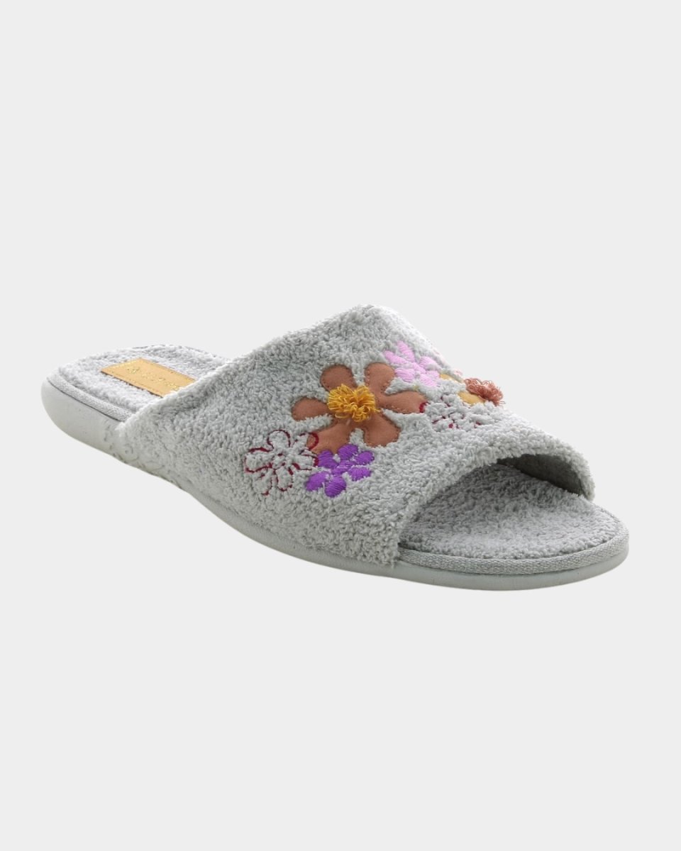 Chinelo Mulher Charca Felpo Cinza - Image 3