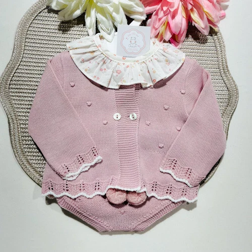 Conjunto Maria em malha para bebé - 3 peças - 1 aos 12M - Image 3