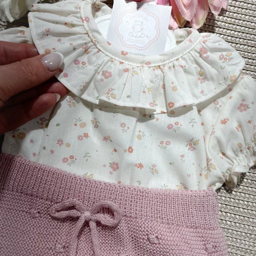Conjunto Maria em malha para bebé - 3 peças - 1 aos 12M - Image 6