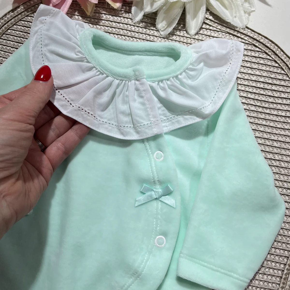 Babygrow Mimo em veludo para bebé - Image 4