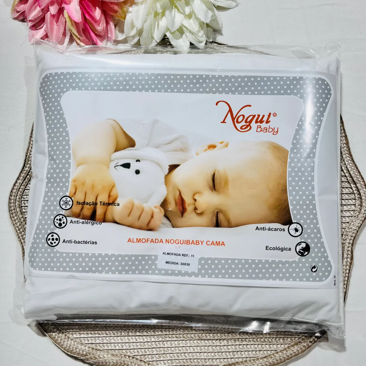 Almofada anti-alérgica, anti-bactérias para bébé dormir - Image 2