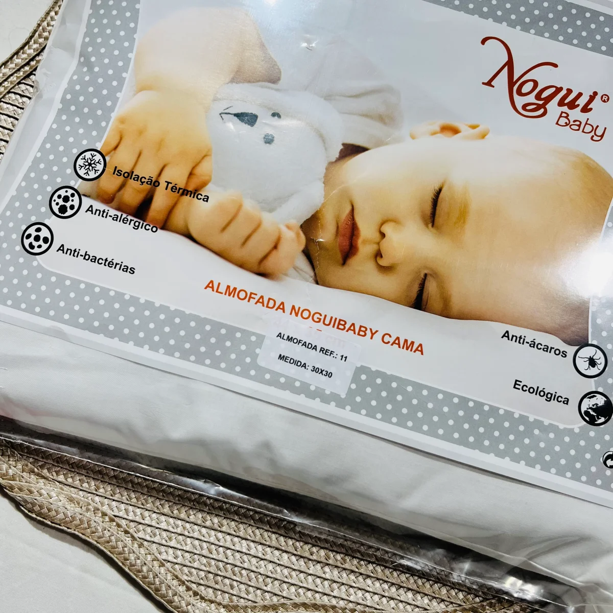 Almofada anti-alérgica, anti-bactérias para bébé dormir - Image 3