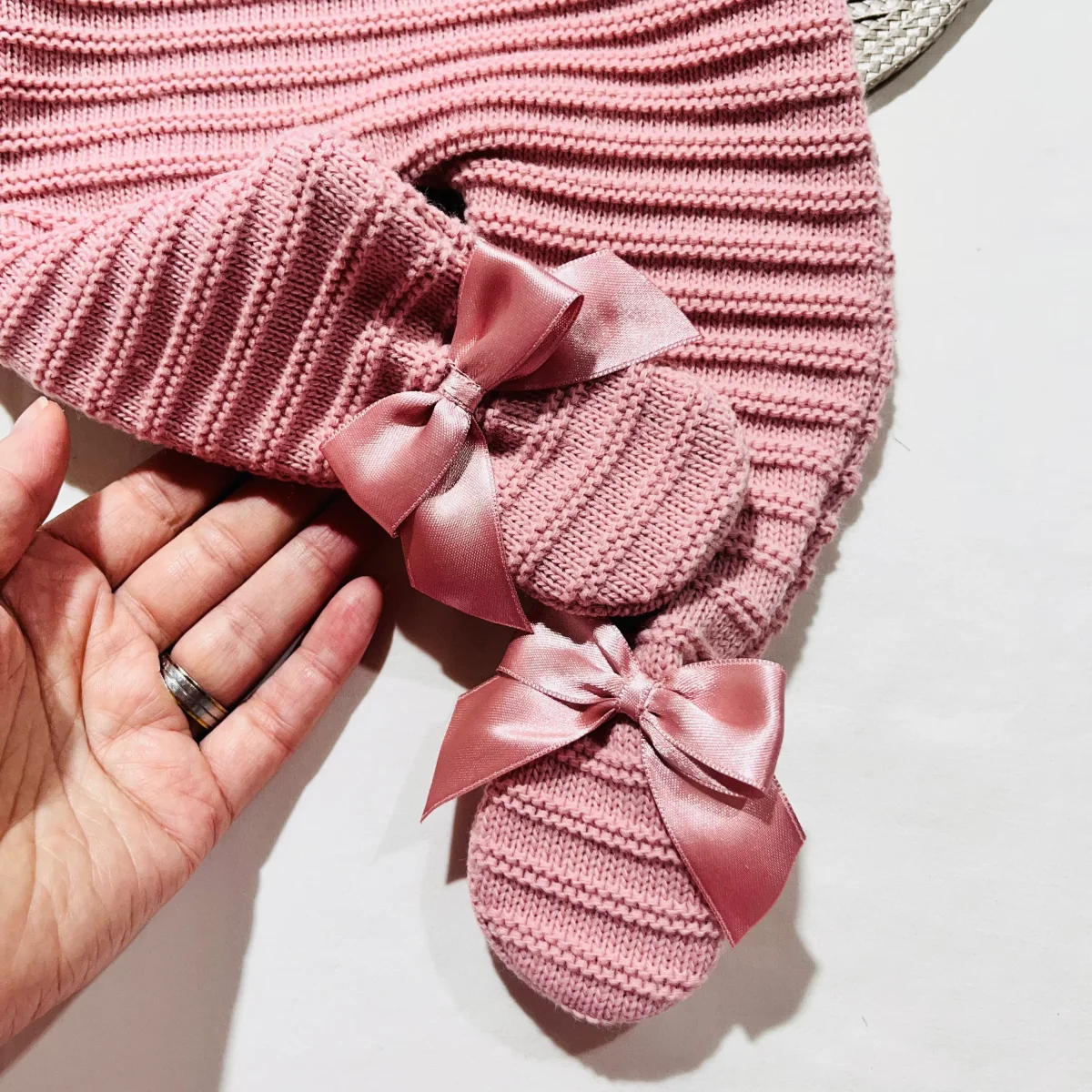 Conjunto Clara em malha - Rosa velho - 6M - Image 5