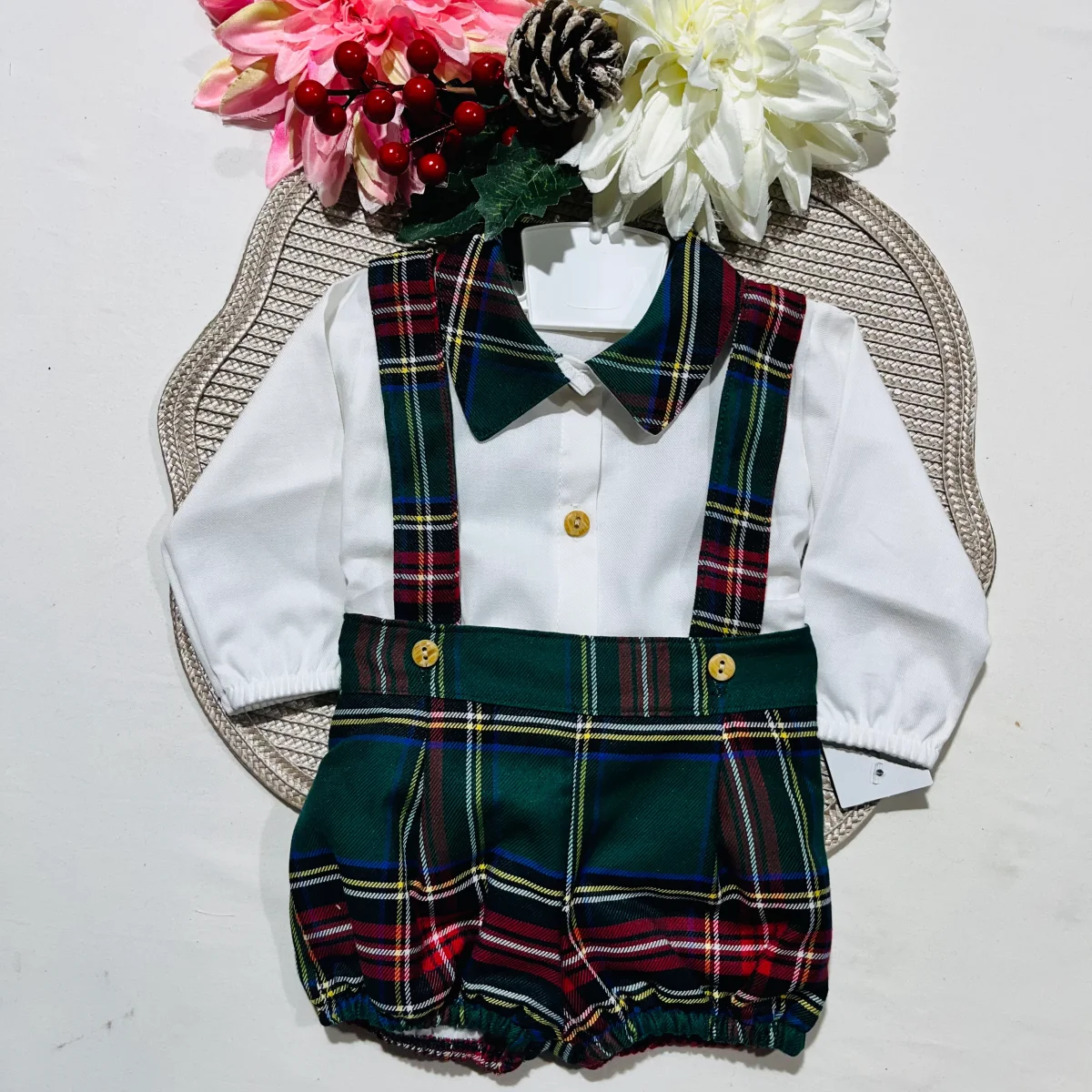 Conjunto de bebé menino - Calção e camisa - 3 aos 12M - Image 2