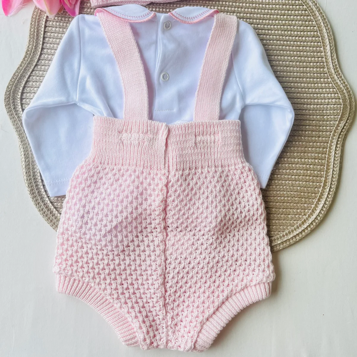 Conjunto para bebé - Fofo e body - rosa bebé - Image 6