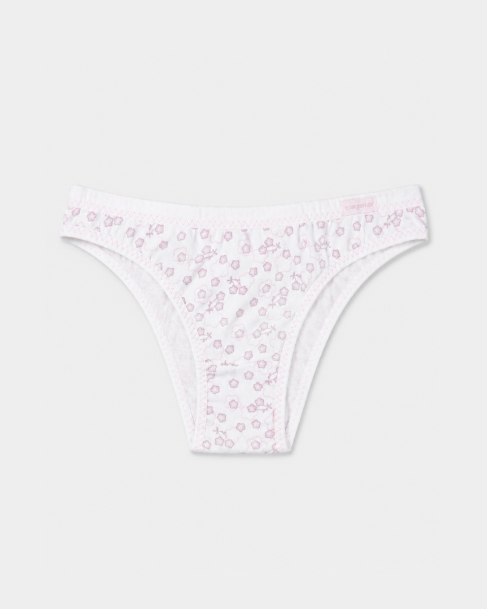 Cueca Asa Delta Algodão Flores Margarida - Image 5