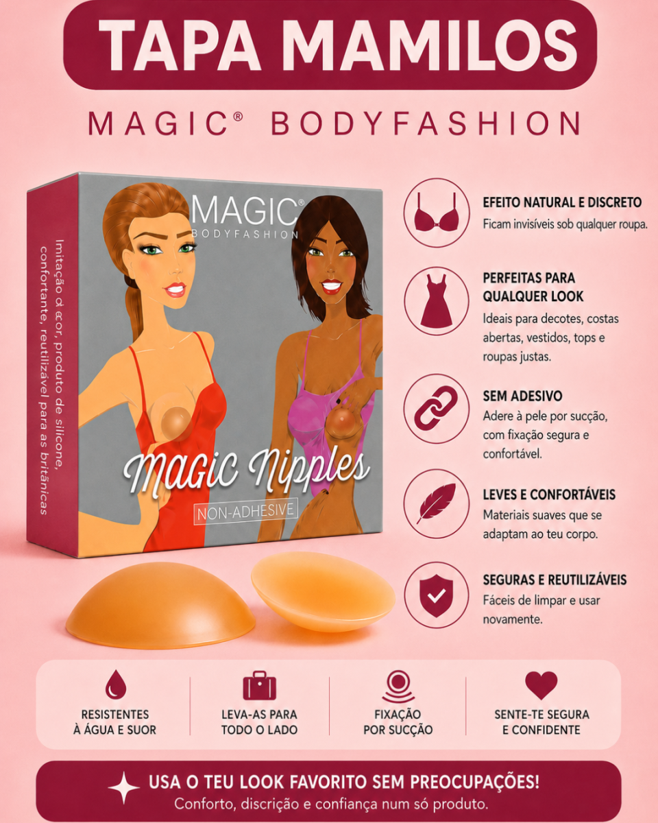Tapa Mamilos Silicone Magic Bodyfashion - Image 6